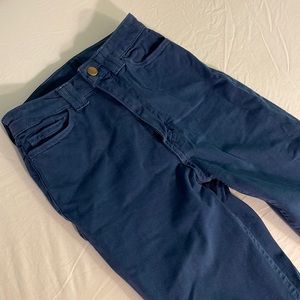 American Apparel High waisted Blue skinny pants